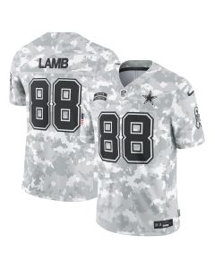 CeeDee Lamb 88 Dallas Cowboys 2024 Salute to Service Limited Men Jersey – Arctic Camo