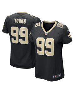 Chase Young 99 New Orleans Saints Women’s Game Jersey – Black