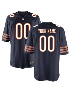 Chicago Bears YOUTH Custom Game Jersey – Navy