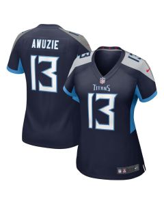 Chidobe Awuzie 13 Tennessee Titans Women’s Game Jersey – Navy