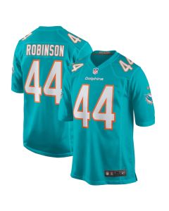 Chop Robinson 44 Miami Dolphins Game Men Jersey – Aqua