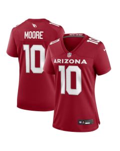 Chris Moore 10 Arizona Cardinals Women’s Game Jersey – Cardinal