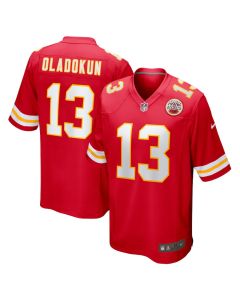 Chris Oladokun 13 Kansas City Chiefs Game Men Jersey – Red