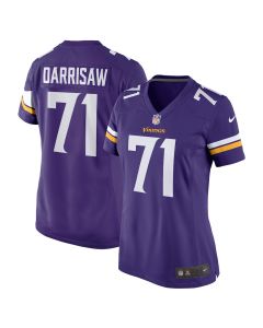 Christian Darrisaw 71 Minnesota Vikings Women’s Game Jersey – Purple