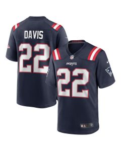 Cody Davis 22 New England Patriots Men Game Jersey – Navy
