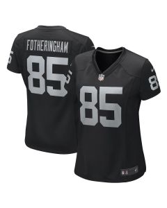 Cole Fotheringham 85 Las Vegas Raiders Women’s Team Game Jersey – Black
