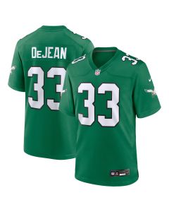 Cooper DeJean 33 Philadelphia Eagles Alternate Game Men Jersey – Kelly Green