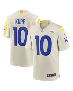 Cooper Kupp 10 Los Angeles Rams Men Game Jersey – Bone