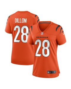 Corey Dillon 28 Cincinnati Bengals Women Retired Game Jersey – Orange