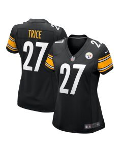 Cory Trice 27 Pittsburgh Steelers Women’s Game Jersey – Black