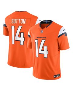 Courtland Sutton 14 Denver Broncos Vapor F.U.S.E. Limited Men Jersey – Orange