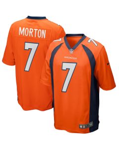 Craig Morton 7 Denver Broncos Men Game Retired Jersey – Orange