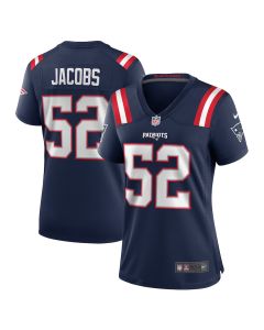 Curtis Jacobs 52 New England Patriots Women’s Team Game Jersey – Navy