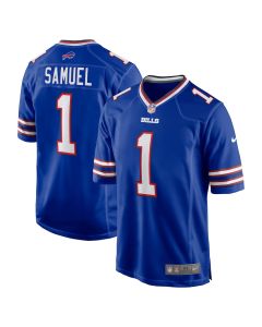 Curtis Samuel 1 Buffalo Bills Game Men Jersey – Royal