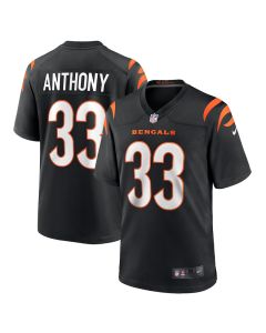 Daijahn Anthony 33 Cincinnati Bengals Game Men Jersey – Black