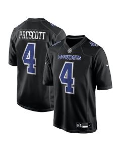 Dak Prescott 4 Dallas Cowboys Fashion Game Men Jersey – Carbon Black