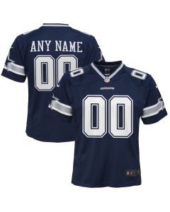 Dallas Cowboys YOUTH Custom Game Jersey – Navy