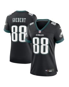 Dallas Goedert 88 Philadelphia Eagles Alternate Game Women Jersey – Black