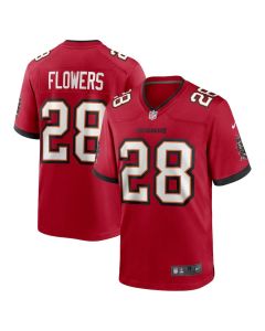 Dallis Flowers 28 Tampa Bay Buccaneers Game Men Jersey – Red