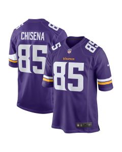 Dan Chisena 85 Minnesota Vikings Men Game Jersey – Purple