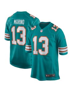 Dan Marino 13 Miami Dolphins Men Retired Jersey – Aqua