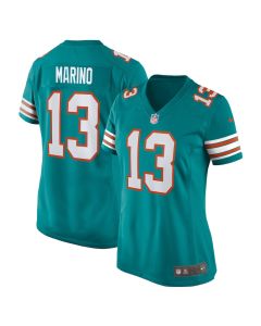 Dan Marino 13 Miami Dolphins Women Retired Jersey – Aqua