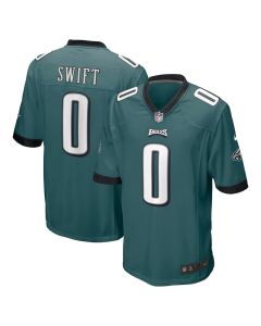 D’Andre Swift 0 Philadelphia Eagles Game Men Jersey – Midnight Green