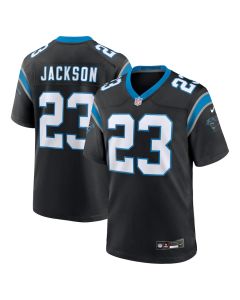 Dane Jackson 23 Carolina Panthers Game Men Jersey – Black