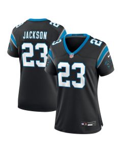 Dane Jackson 23 Carolina Panthers Women’s Game Jersey – Black
