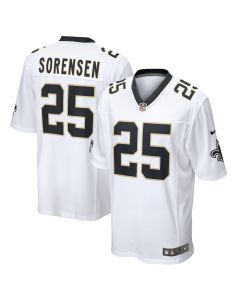 Daniel Sorensen 25 New Orleans Saints Game Jersey – Men, White