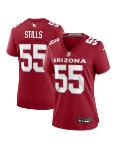 Dante Stills 55 Arizona Cardinals Women’s Game Jersey – Cardinal