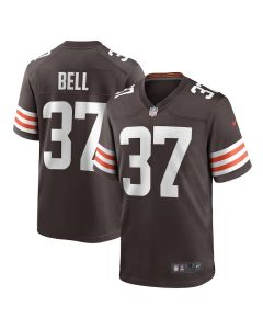 D’Anthony Bell 37 Cleveland Browns Game Men Jersey – Brown