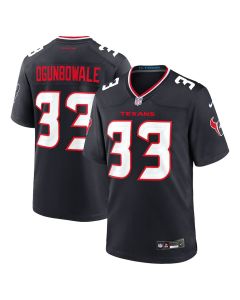 Dare Ogunbowale 33 Houston Texans Team Game Men Jersey – Navy