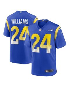 Darious Williams 24 Los Angeles Rams Team Game Men Jersey – Royal