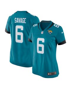 Darnell Savage 6 Jacksonville Jaguars Alternate Game Women Jersey – Teal