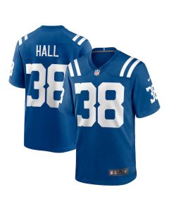 Darren Hall 38 Indianapolis Colts Game Men Jersey – Royal
