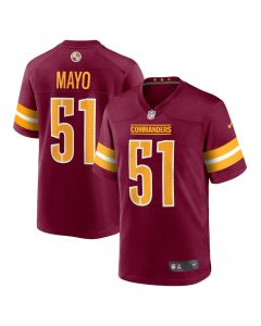 David Mayo 51 Washington Commanders Game Men Jersey – Burgundy