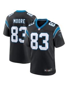 David Moore 83 Carolina Panthers Game Men Jersey – Black