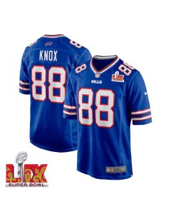 Dawson Knox #88 Buffalo Bills Super Bowl LIX Jersey – Men’s – Royal