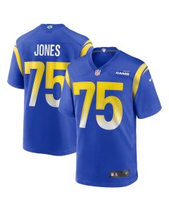 Deacon Jones 75 Los Angeles Rams Men Game Retired Jersey – Royal