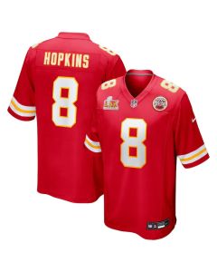 DeAndre Hopkins 8 Kansas City Chiefs Super Bowl LIX Game Jersey – Red