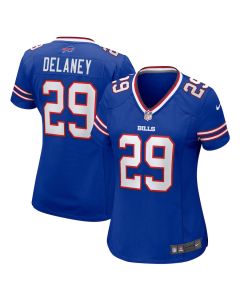 Dee Delaney 29 Buffalo Bills Women’s Game Jersey – Royal