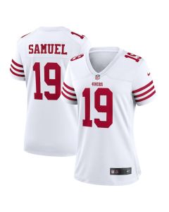 Deebo Samuel 19 San Francisco 49ers Women Jersey – White