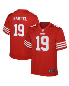 Deebo Samuel 19 San Francisco 49ers YOUTH Game Jersey – Scarlet