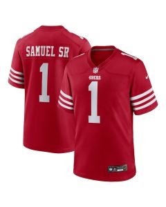 Deebo Samuel Sr 1 San Francisco 49ers Game Men Jersey – Scarlet