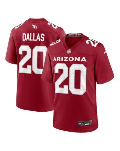 DeeJay Dallas 20 Arizona Cardinals Team Game Men Jersey – Cardinal