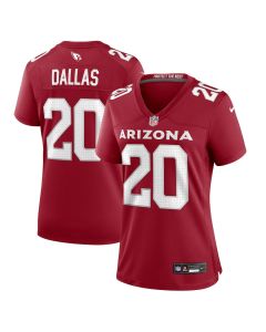 DeeJay Dallas 20 Arizona Cardinals Women’s Game Jersey – Cardinal