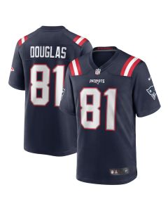 Demario Douglas 81 New England Patriots Game Men Jersey – Navy