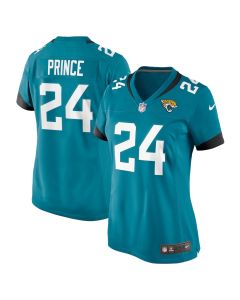 De??ntre Prince 24 Jacksonville Jaguars Women’s Game Jersey – Teal