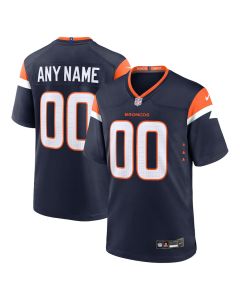 Denver Broncos Alternate Custom Game Men Jersey – Navy